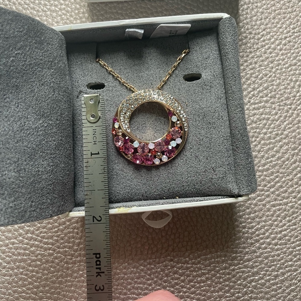 Pink Infinity Necklace by Leafael - Picture 5 of 6